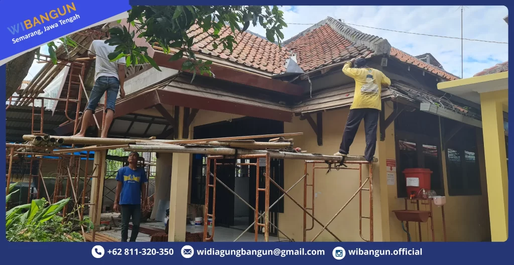 perbaikan atap bocor