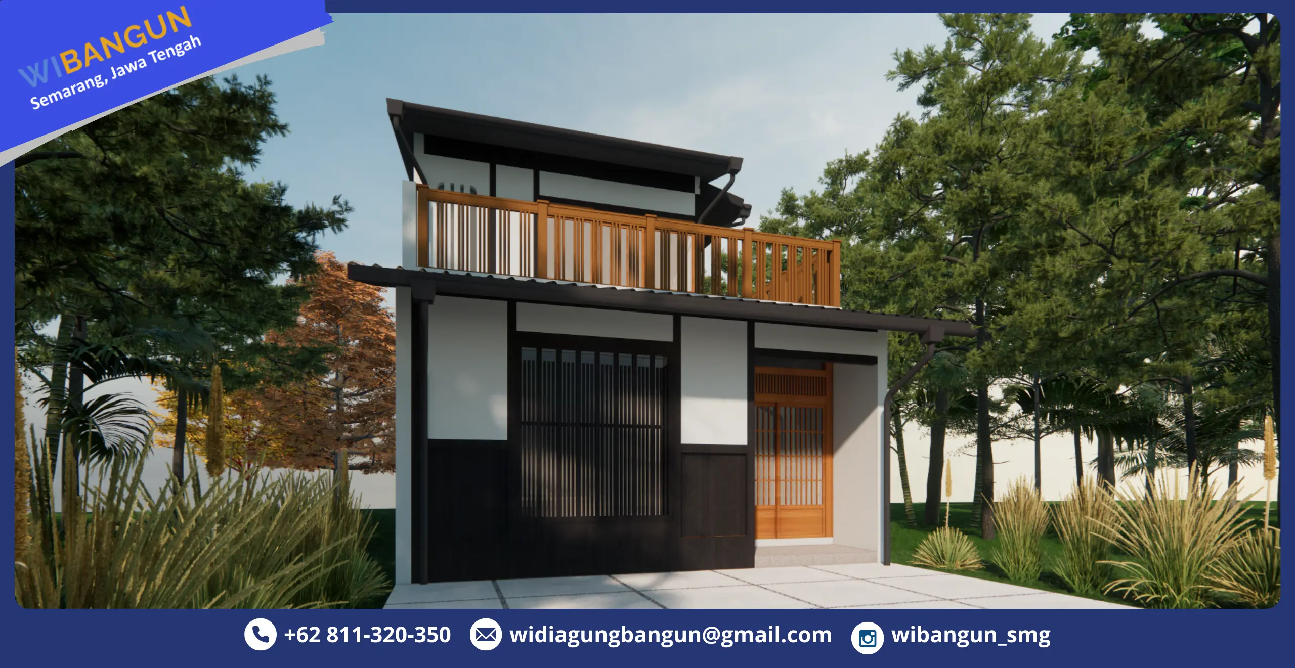 desain rumah japandi
