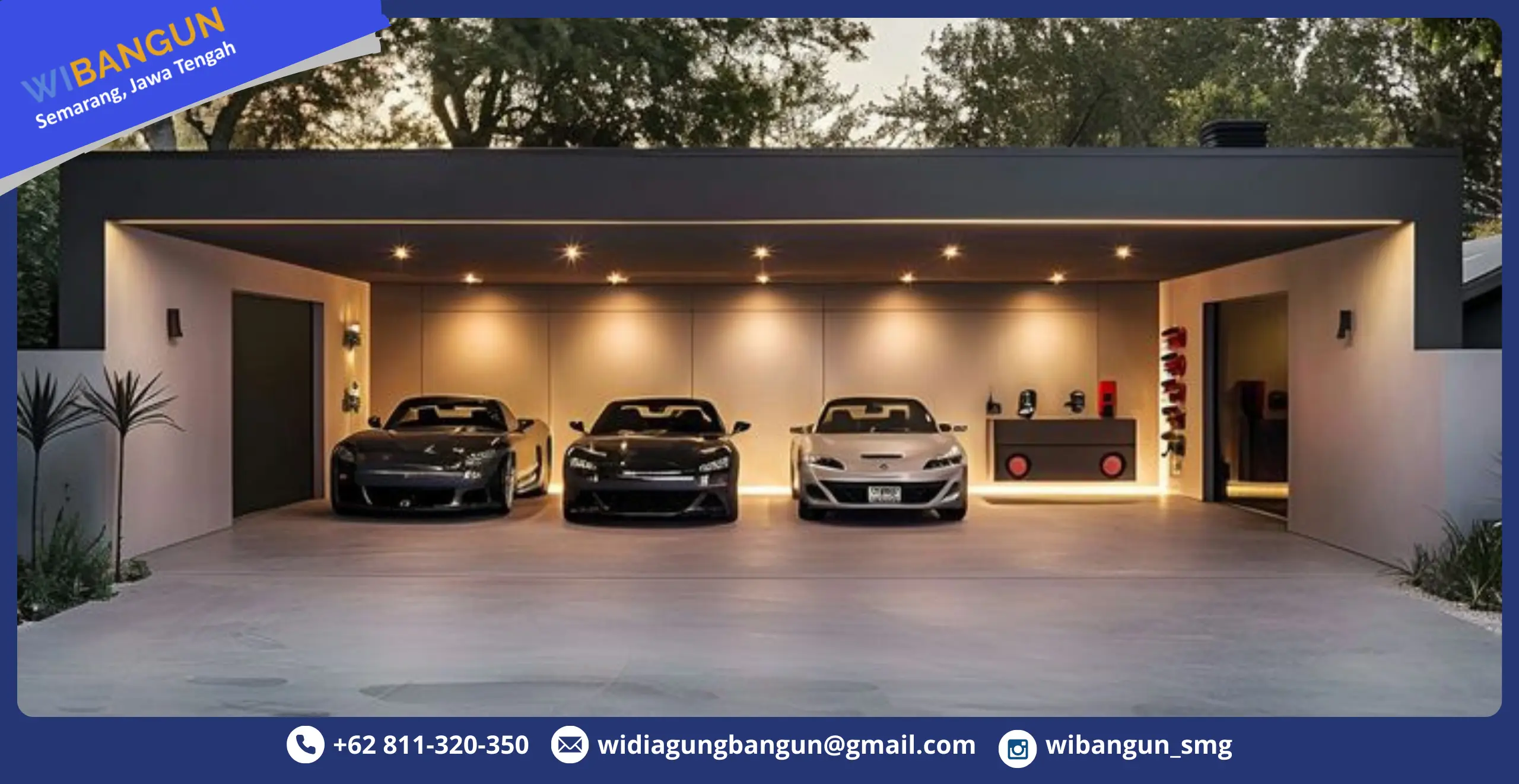 desain carport elegan